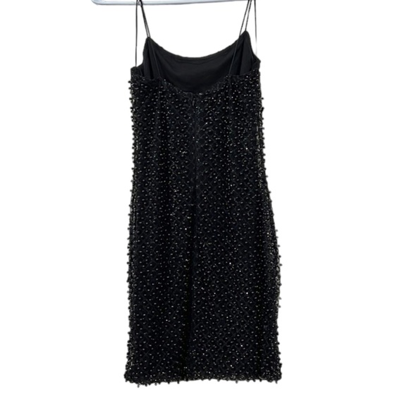 Fashion Nova Black Beaded Mini Dress - Picture 6 of 10